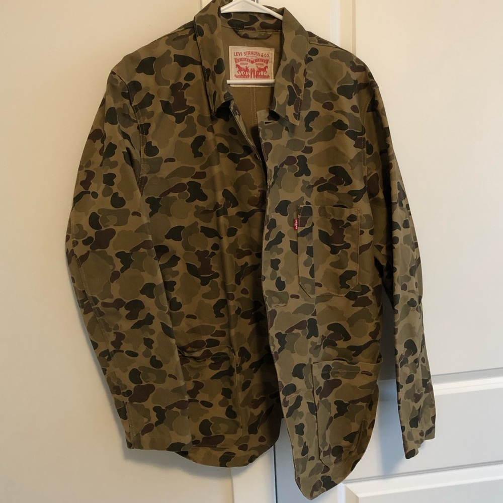 Levi camo denim jacket